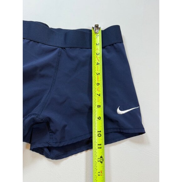 Nike Dri-FIT S Shorts navy Blue Stretchy Sportswear (bin HH127) - Picture 5 of 6